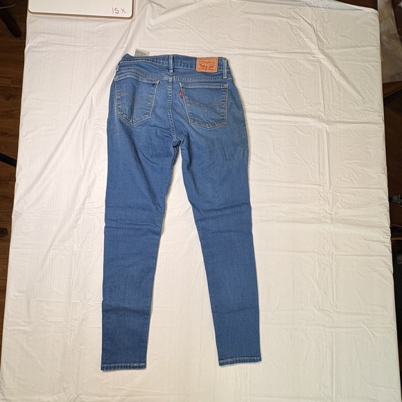 Womens Levi's denim jeans, light blue, super skinny, size 4, 710 - Picture 13 of 13